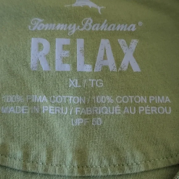 Tommy Bahama Men's Long-Sleeve Crewneck Pocket Shirt - Light Green - Picture 8 of 13